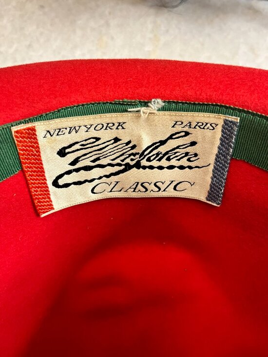 Vintage Mr John Classic Red Fedora Wool Felt Hat main image 6